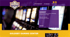 Desktop Screenshot of goldsbycasino.com